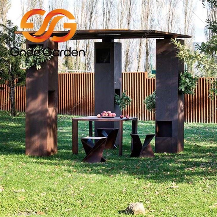 pergolato corten