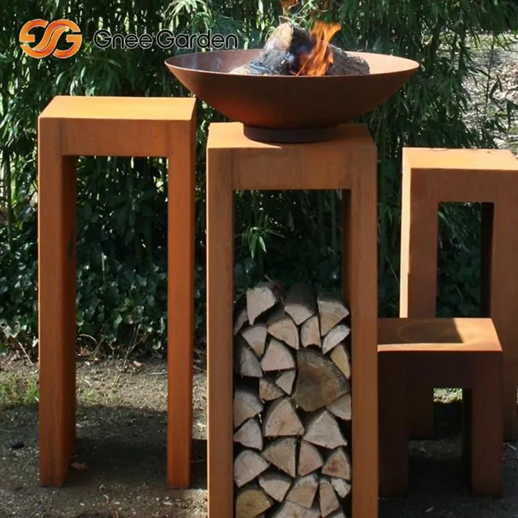 Corten Steel Fire Pit Eco-Friendly