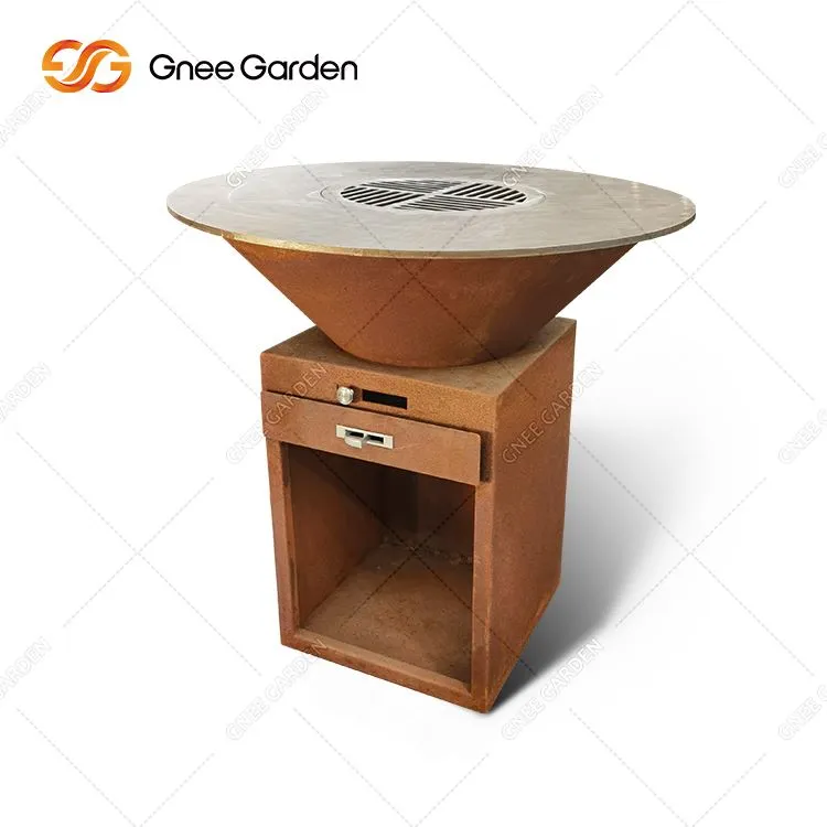 Gril Pwll Tân iard Gefn.