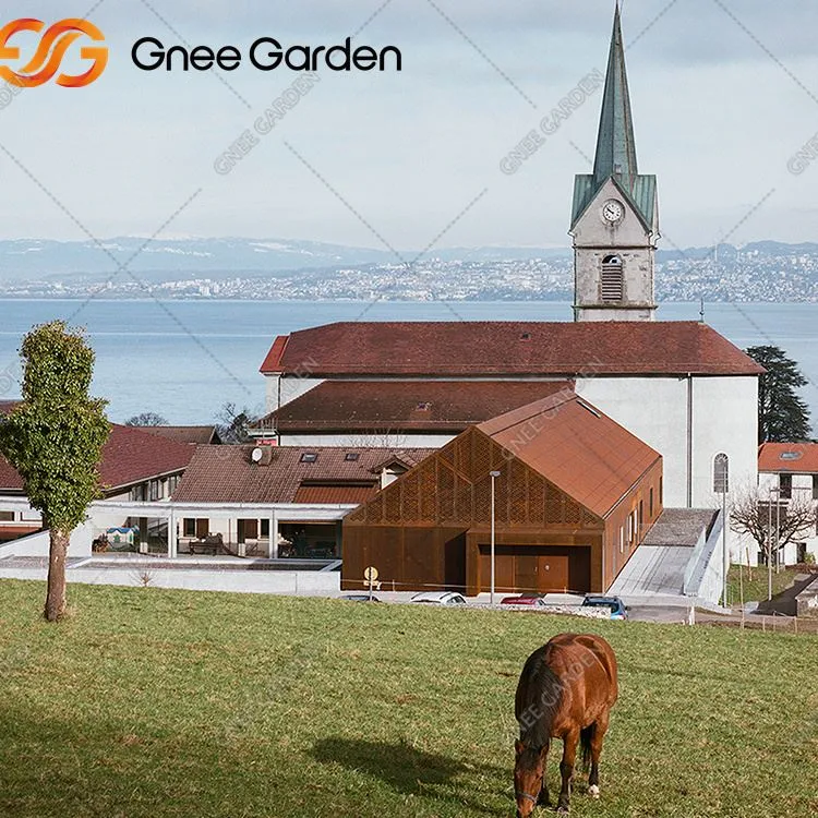 Llen llen ffasâd corten