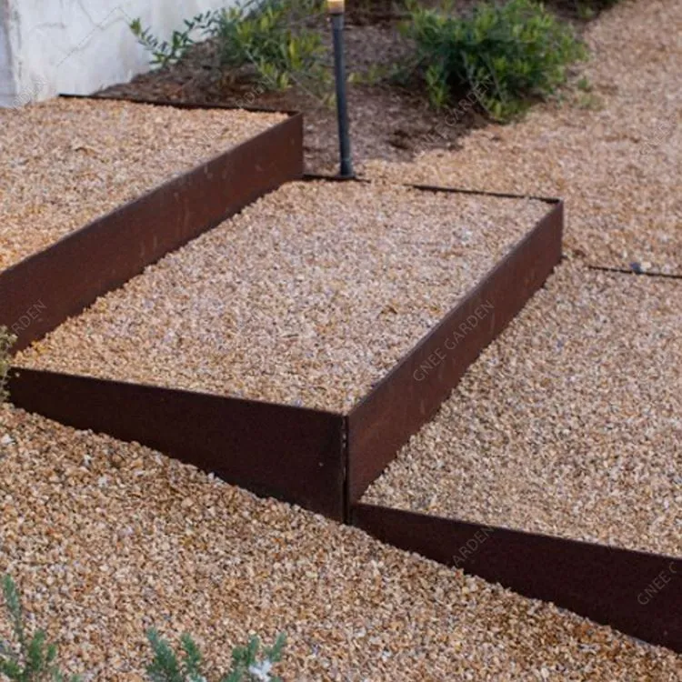 Grisiau Gardd Awyr Agored Corten