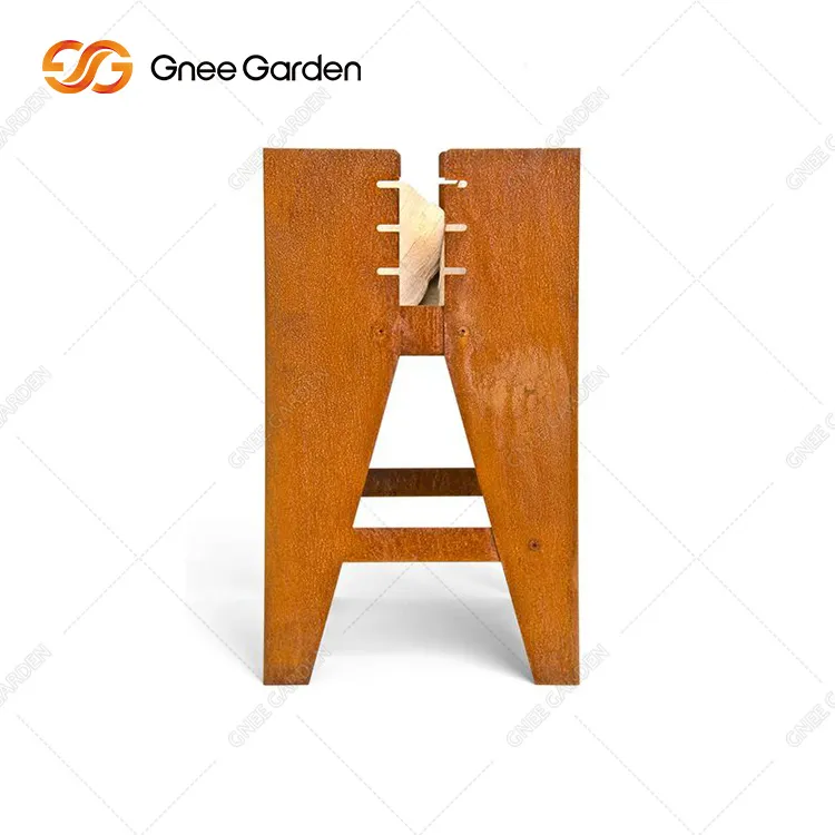 Barbeciw Gril Barbeciw Dur Corten