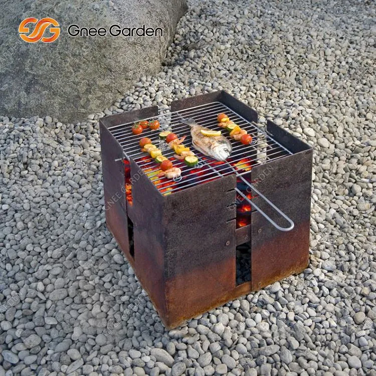 Griliau Golosg Dur Corten