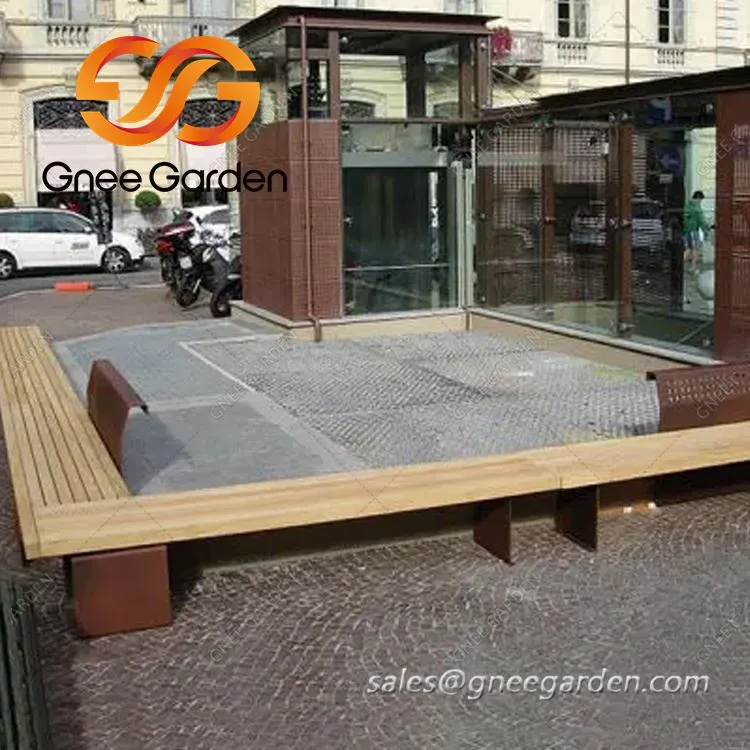 Maint Custom Dur Corten Dodrefn Awyr Agored