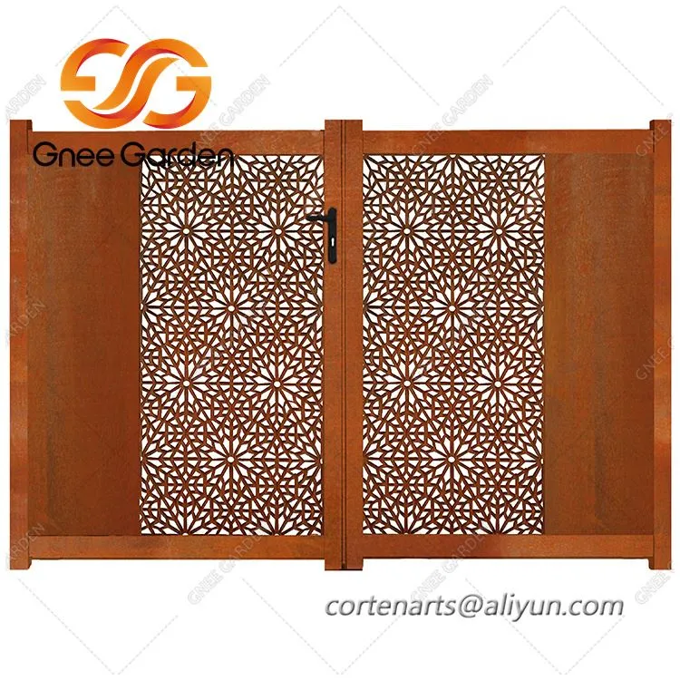 Ffensio Gardd Gatiau Trellis