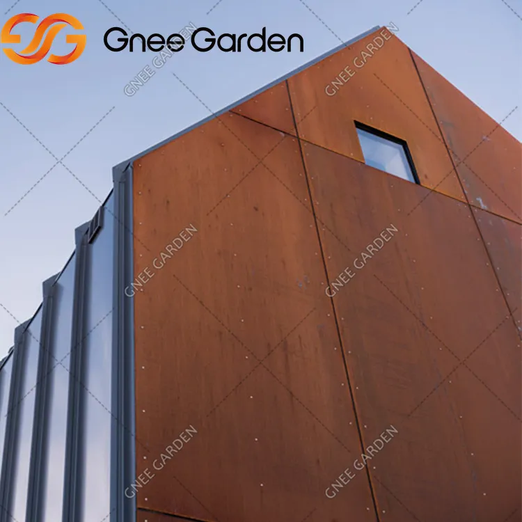 Llenni ffasâd metel cladin llenni dur