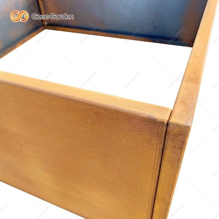 Corten steel flower pots for sale