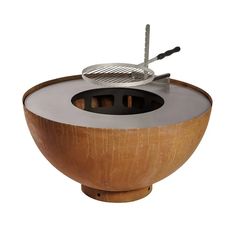 Gril Barbeciw Dur Rusty Corten