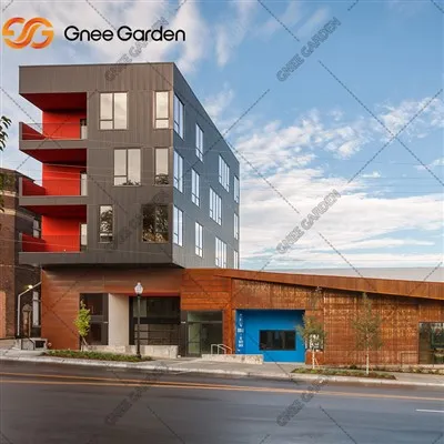 Waliau Llenni Corten Ffasâd Addurnol